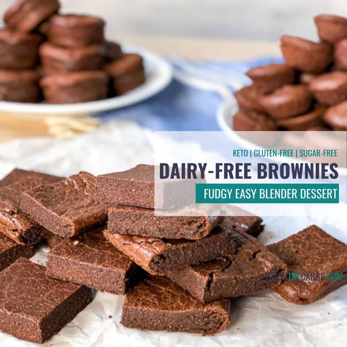 Enjoy these amazingly fudgy dairy-free brownies!