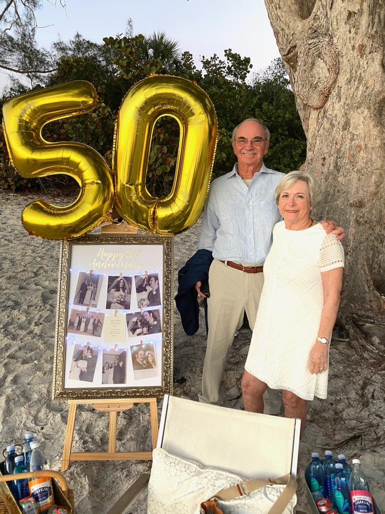 My parents 50th anniversary celebration on 100 Days of Real Food