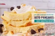 Sheet Pan Keto Pancakes - EEEEEASY coconut flour recipe