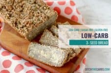 THIS IS IT!!! The famous low-carb 3 seed bread that kiwis and Aussies are raving about. Perfect with melted butter and vegemite or marmite. #ditchthecarbs #glutenfreebread #lowcarbbread #ketobread #healthybread