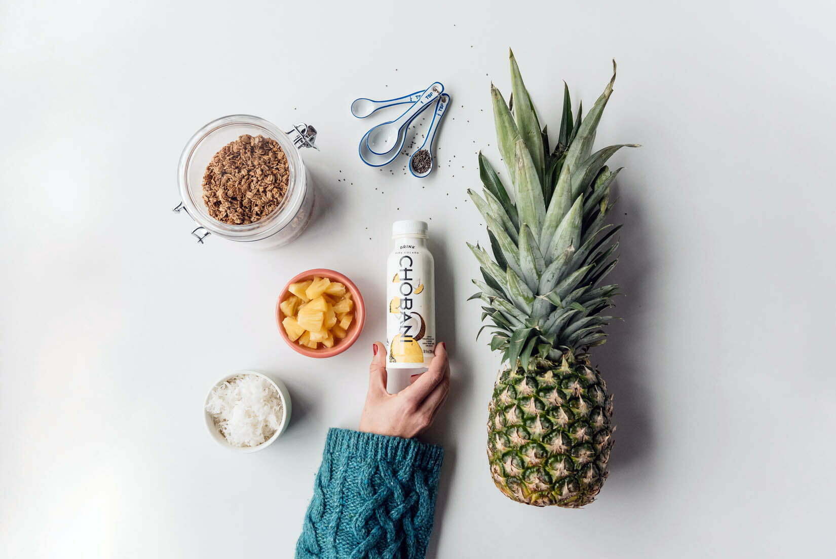 food blogger drinkchobani pineapple coconut smoothie recipe nutrition facts
