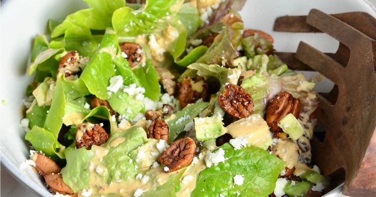 Sweet and Spicy Salad with Chipotle Ranch