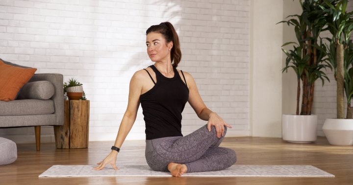 Try This 12-Minute Flow Before Bed (Or Any Time) To Melt Away Tension