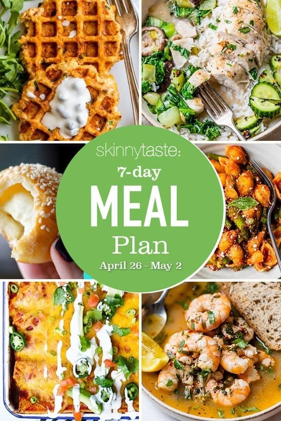 7 Day Healthy Meal Plan (April 26-May 2)