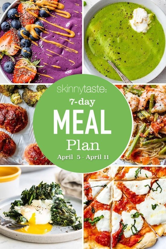 7 Day Healthy Meal Plan (April 5-11)