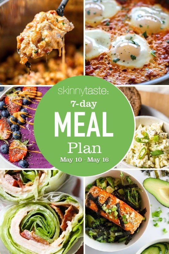 7 Day Healthy Meal Plan (May 10-16)