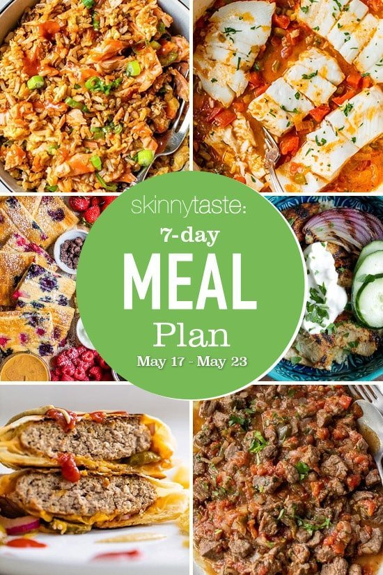 7 Day Healthy Meal Plan (May 17-23)