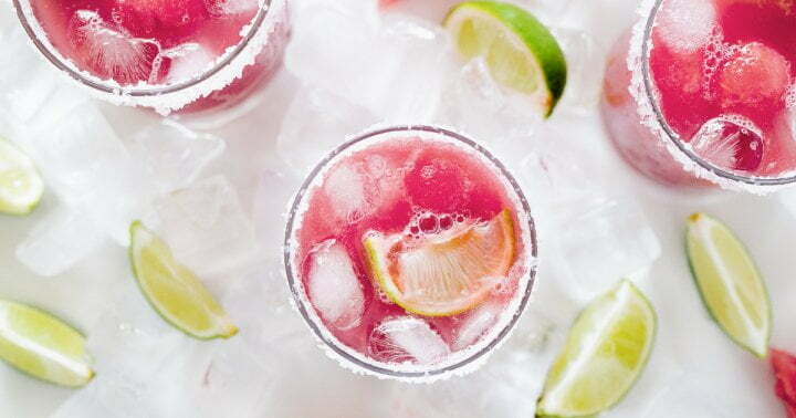 This Watermelon-Berry Marg Sings Thanks To A Skin-Supporting Ingredient*