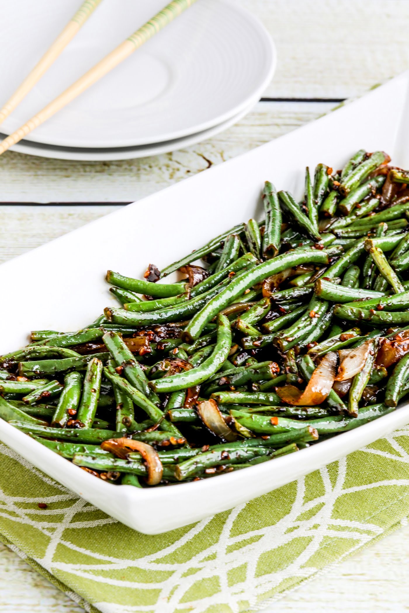 Garlicky Green Beans Stir Fry – Kalyn's Kitchen