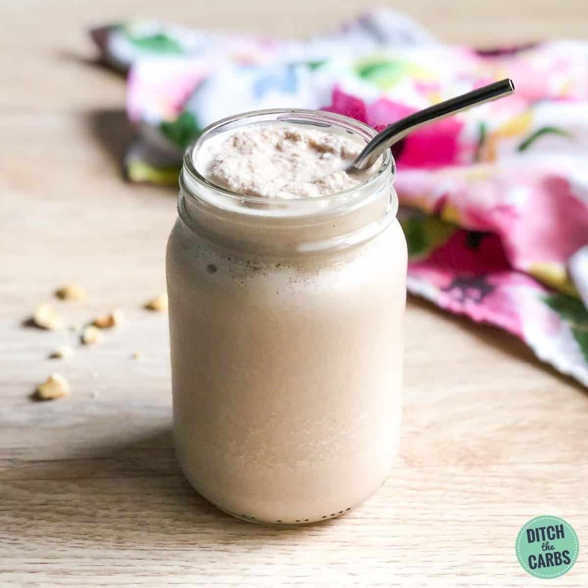 Easy and Amazing Keto Chocolate Peanut Butter Smoothie