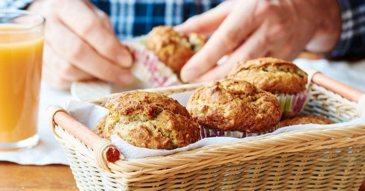 A Banana-Maple Collagen Breakfast Muffin Recipe For One