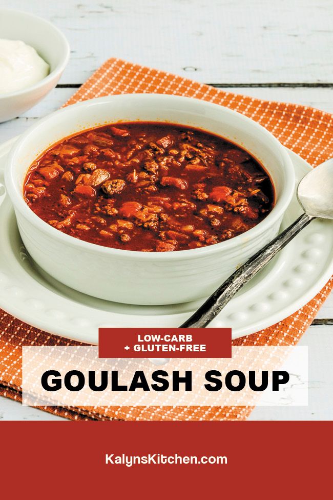 Pinterest image of Goulash Soup