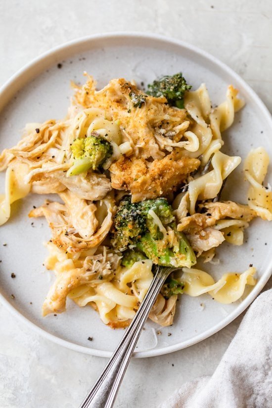 Chicken and Broccoli Noodle Casserole