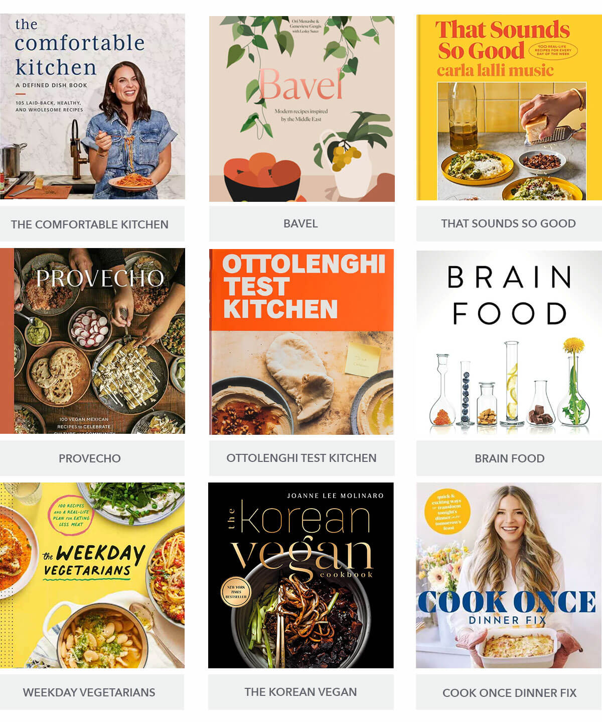Cookbook gift guide
