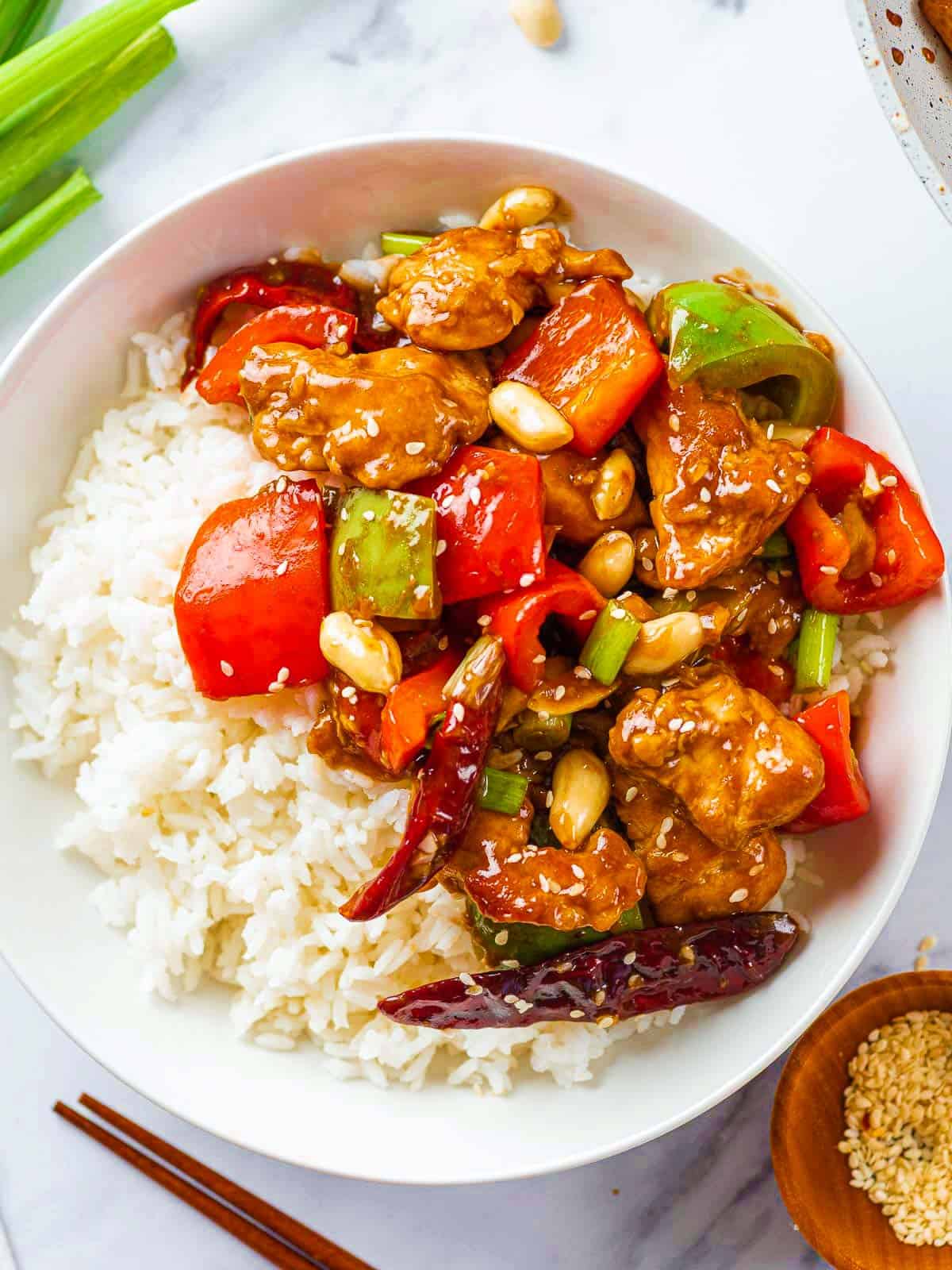 Authentic Kung Pao Chicken | Less Meat More Veg