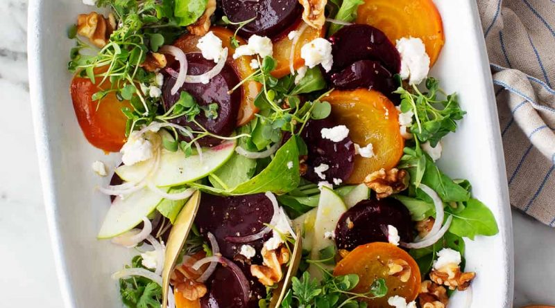 Beet Salad with Goat Cheese and Balsamic - Love and Lemons