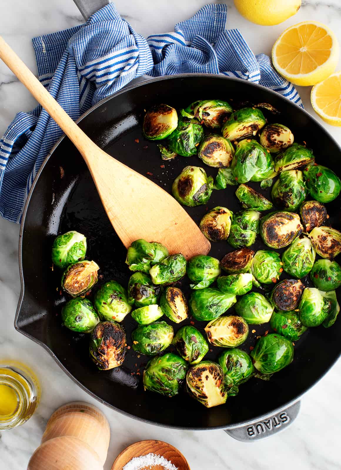 Sautéed Brussels sprouts